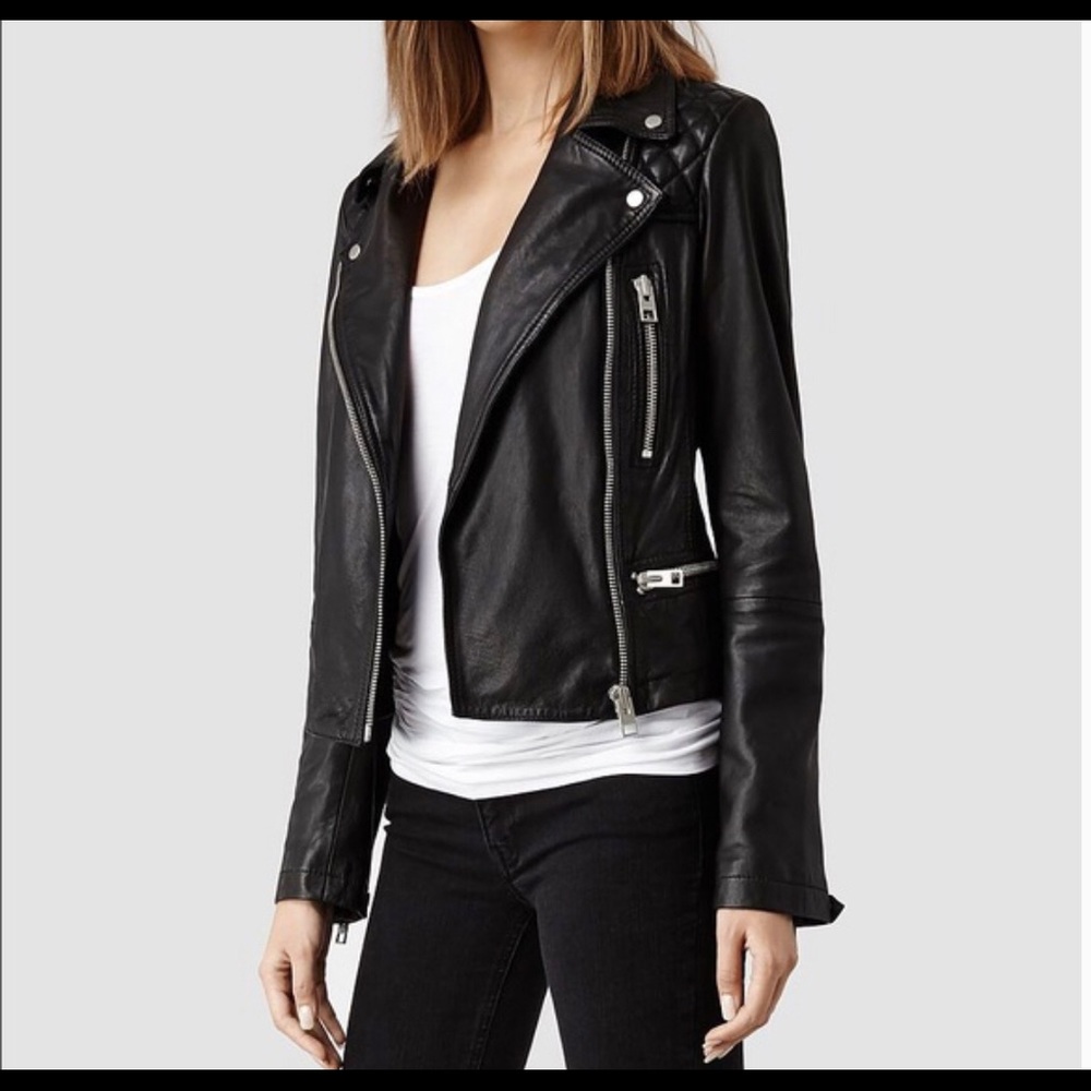 FLASH SALE!!! All Saints- Black Leather Jacket